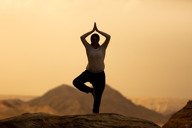 Ruhe und Entspannung mit Yoga